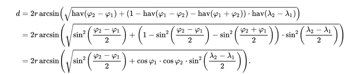 Haversīna formula